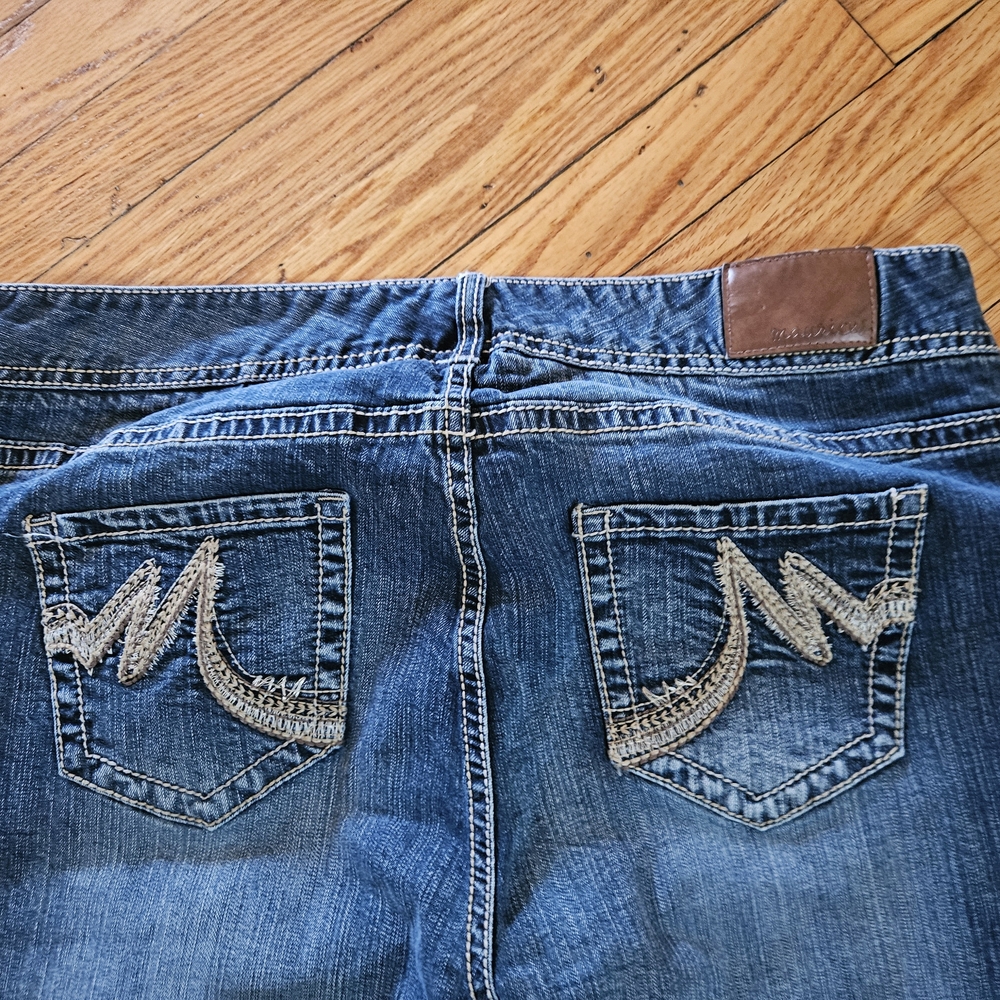 Maurices Women's Boot Cut Jeans in Blue - Picture 6 of 9